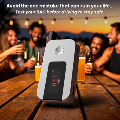 SafeBAC™ Keychain Breathalyzer