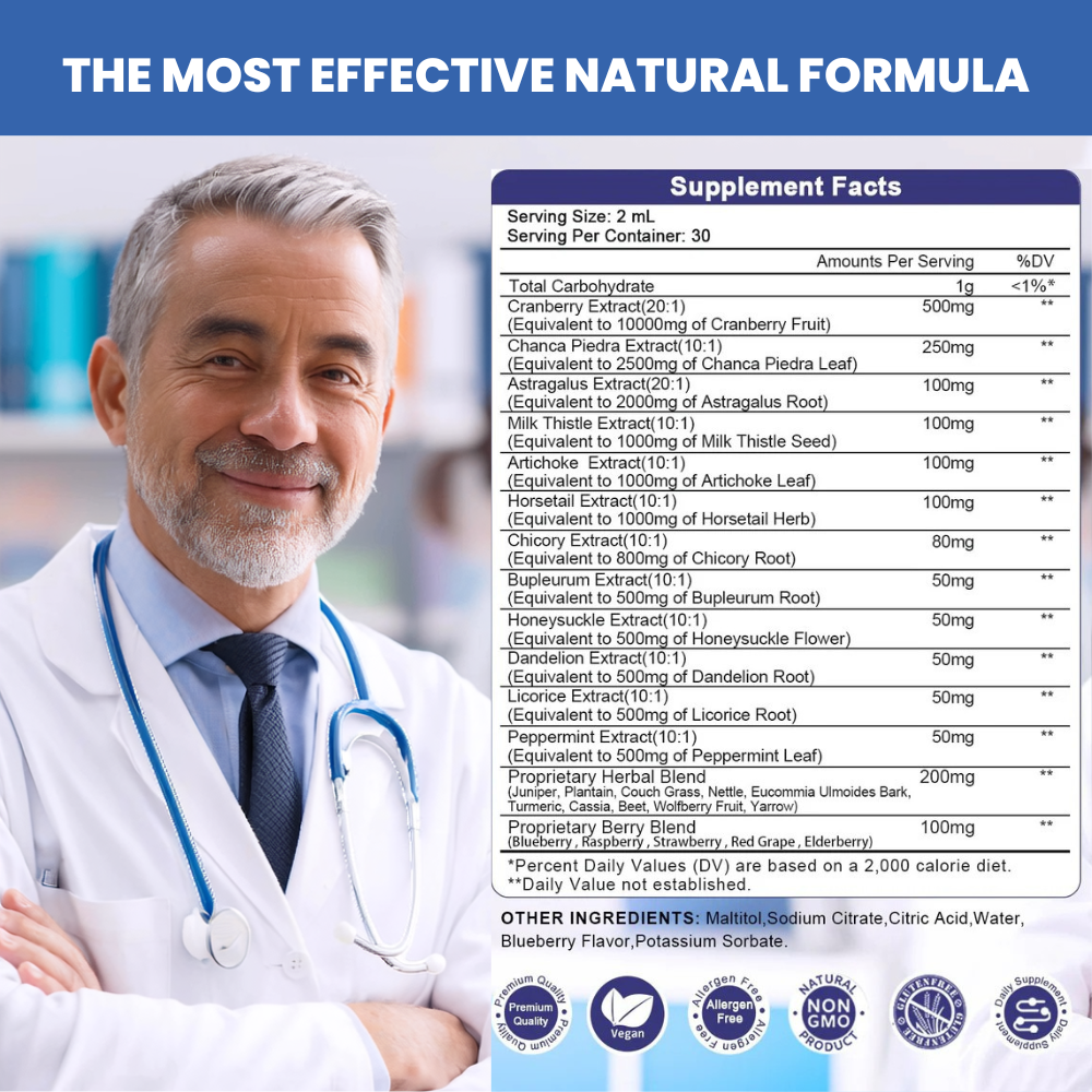 27-in-1 Kidney Cleanse Detox & Repair Drops