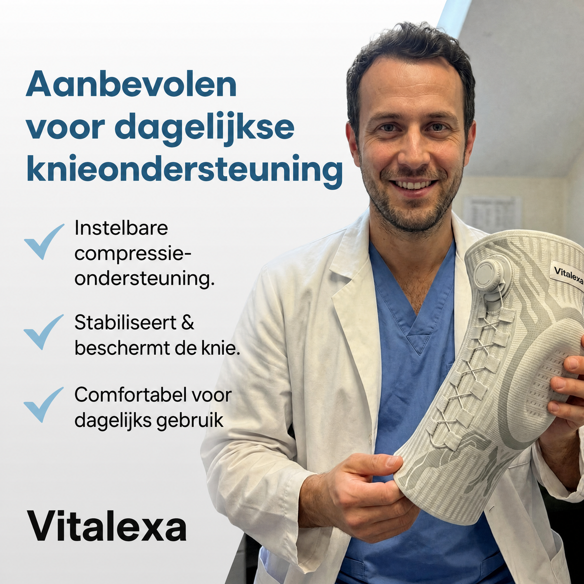 Aanbevolen voor dagelijkse knieondersteuning
